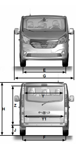 Renault Trafic. Version combi