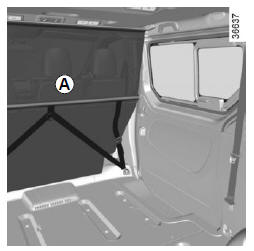 Renault Trafic. Filet de separation