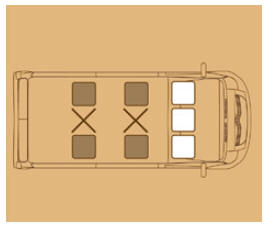 Citroen Jumper. Fixations "isofix"