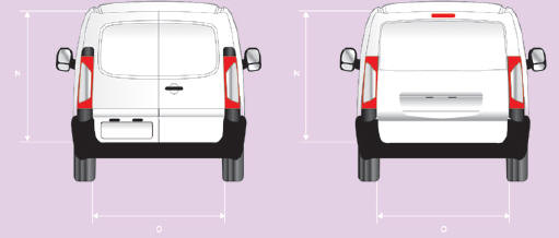 Citroen Jumpy. Dimensions (mm)