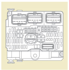 Citroen Jumpy. Fusibles sous le capot moteur