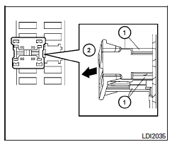 Nissan NV. Commutateur d'entreposage prolongé (selon l'équipement du véhicule)