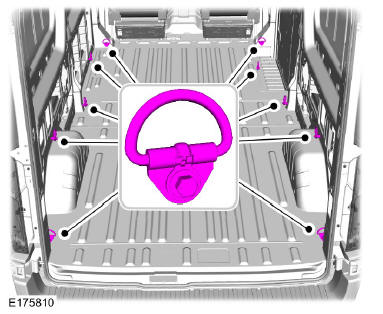 Ford Transit. Arrimage du chargement