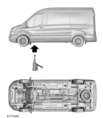 Ford Transit. Véhicules à propulsion arrière