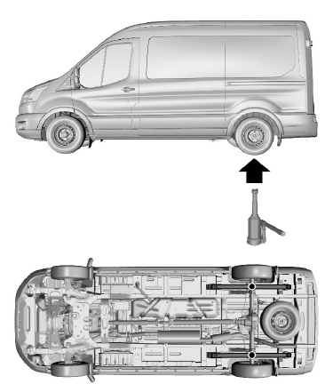 Ford Transit. Véhicules à propulsion arrière