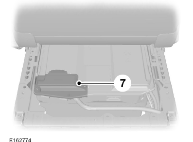 Ford Transit. Déposer la batterie