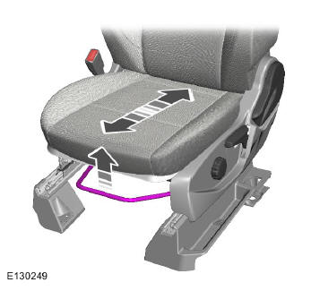 Ford Transit. Avance et recul des sièges