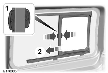 Ford Transit. Vitres coulissantes
