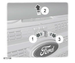 Ford Transit Custom. Ouverture du capot