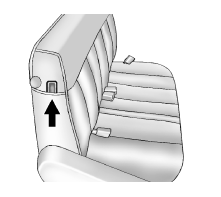 GMC Savana. Guides de confort de ceinture de sécurité arrière