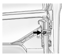 GMC Savana. Dépose du pneu de secours et des outils