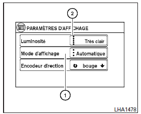 Nissan NV. Utilisation de l'écran tactile