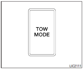 Nissan NV. Interrupteur du mode de remorquage (selon l'équipement du véhicule) 