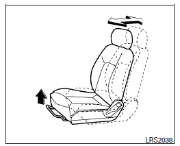 Nissan NV. Réglage longitudinal