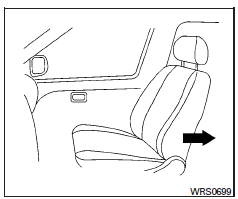 Nissan NV. Installation d'un rehausseur sur le siège du passager avant