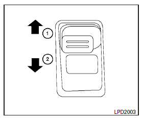 Nissan NV. Verrouillage de l'intérieur - portière coulissante