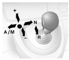 Opel Movano. Levier selecteur