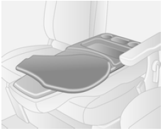 Opel Movano. Rabattement du dossier de passager