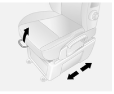 Opel Movano. Position du siège