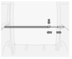 Opel Movano. Barres de blocage télescopiques
