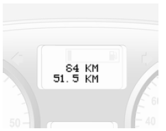 Opel Vivaro. Centre d'informations du conducteur