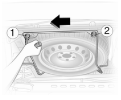 Opel Vivaro. Roue de secours