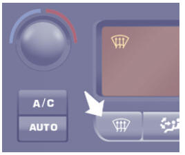 Citroen Jumpy. Air conditionné automatique : programme visibilité