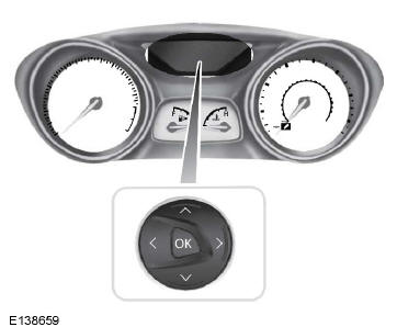 Ford Transit. Commandes de l'écran d'information