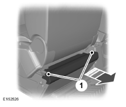 Ford Transit Custom. Déposer la batterie