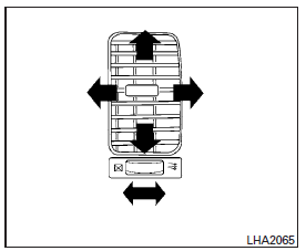 Nissan NV. Bouches d'air