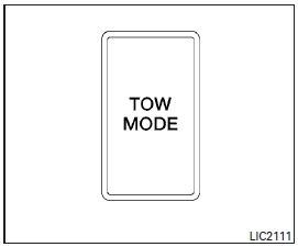 Nissan NV. Interrupteur du mode de remorquage (selon l'équipement du véhicule)