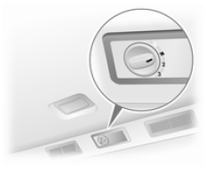 Opel Vivaro. Commutateur de soufflerie de climatisation arrière