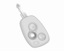 Opel Vivaro. Verrouillage avec la télécommande à 3 boutons