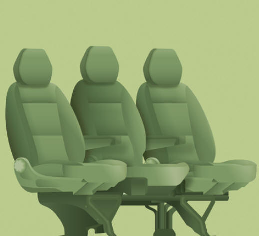 Peugeot Boxer. Sièges arrière